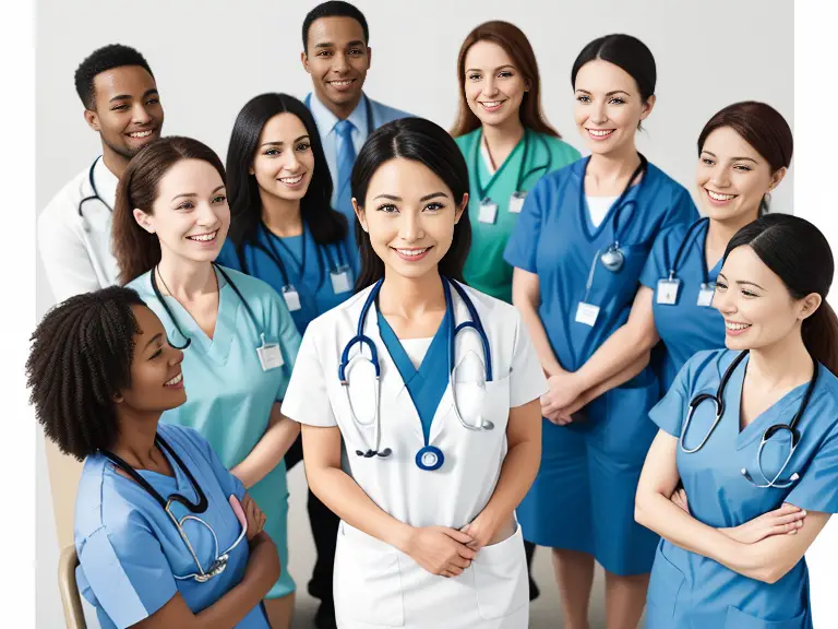 A group of nurses standing together.